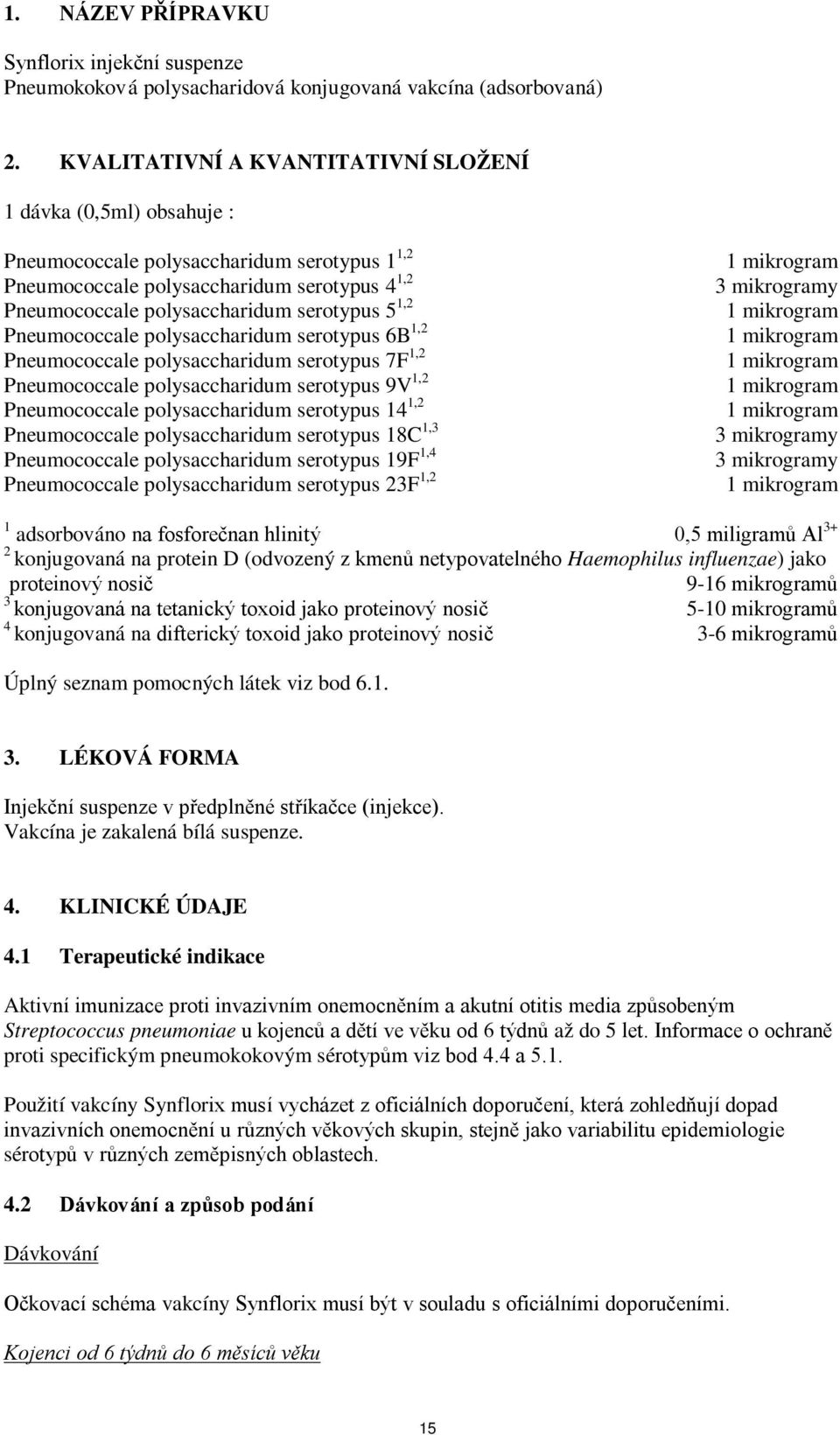 1,2 Pneumococcale polysaccharidum serotypus 6B 1,2 Pneumococcale polysaccharidum serotypus 7F 1,2 Pneumococcale polysaccharidum serotypus 9V 1,2 Pneumococcale polysaccharidum serotypus 14 1,2