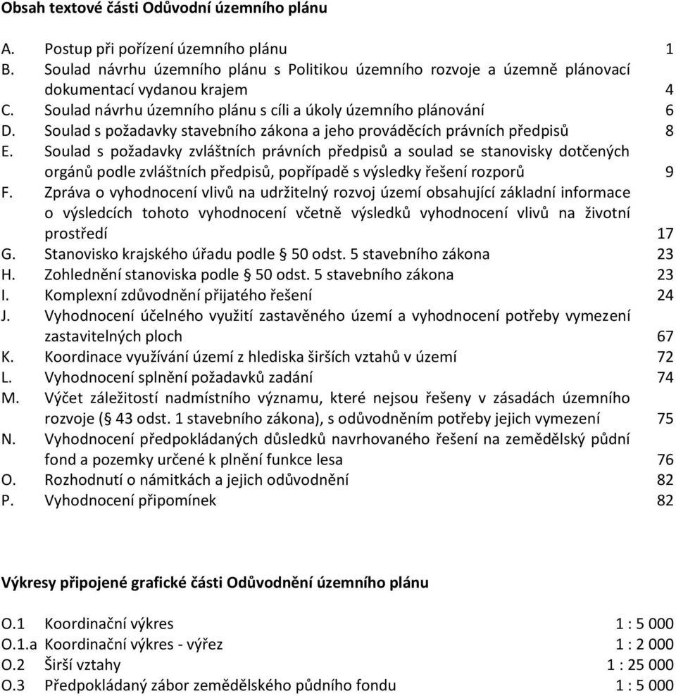 Soulad s požadavky zvláštních právních předpisů a soulad se stanovisky dotčených orgánů podle zvláštních předpisů, popřípadě s výsledky řešení rozporů 9 F.