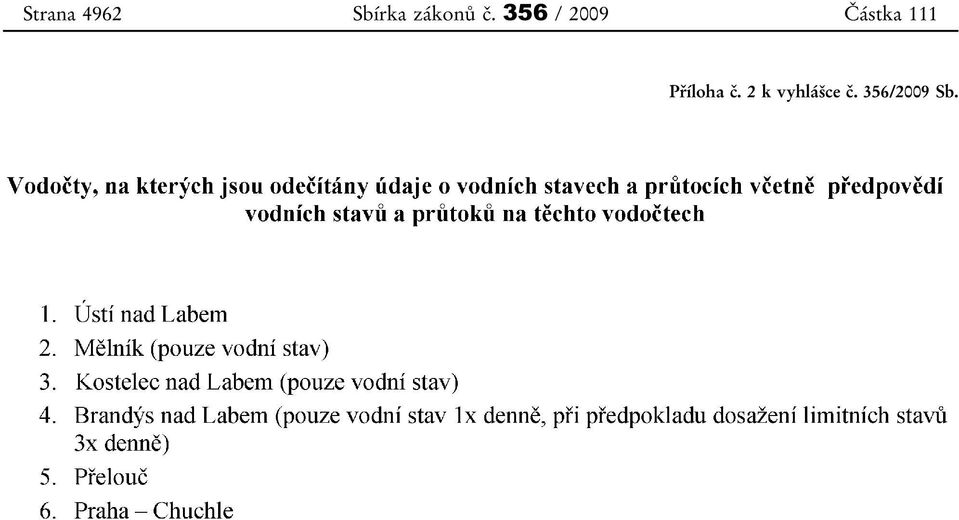 356 / 2009 Částka 111