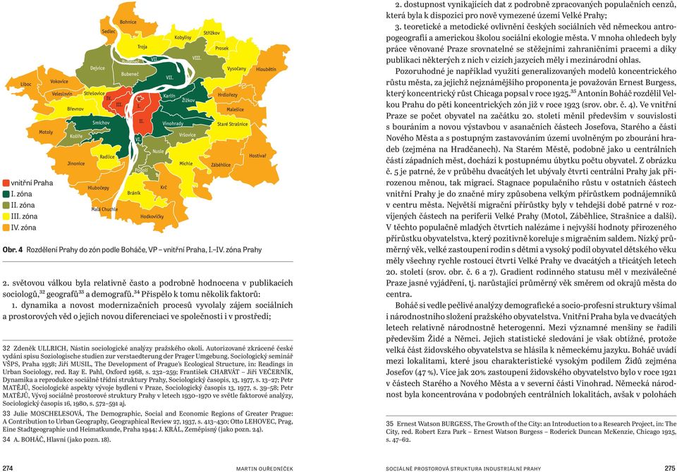 dynamika a novost modernizačních procesů vyvolaly zájem sociálních a prostorových věd o jejich novou diferenciaci ve společnosti i v prostředí; 32 Zdeněk ULLRICH, Nástin sociologické analýzy