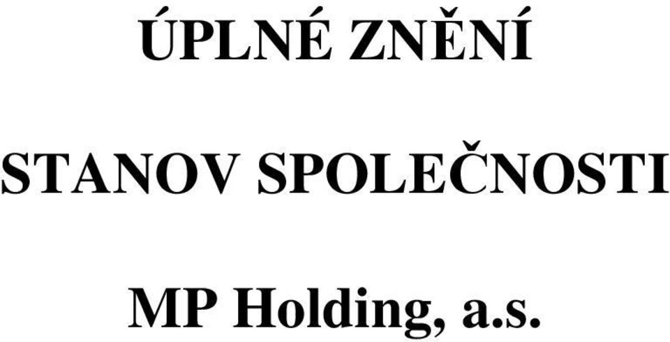SPOLEČNOSTI