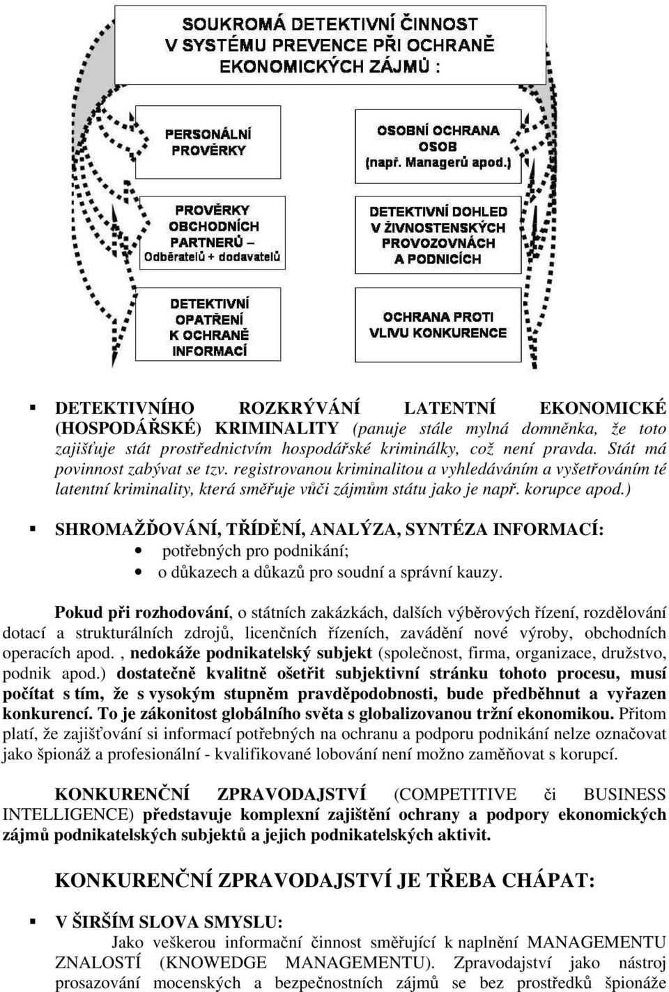 ) SHROMAŽĎOVÁNÍ, TŘÍDĚNÍ, ANALÝZA, SYNTÉZA INFORMACÍ: potřebných pro podnikání; o důkazech a důkazů pro soudní a správní kauzy.