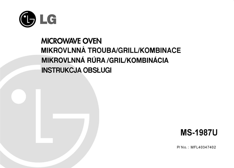 MIKROVLNNÁ RÚRA/GRIL/KOMBINÁCIA