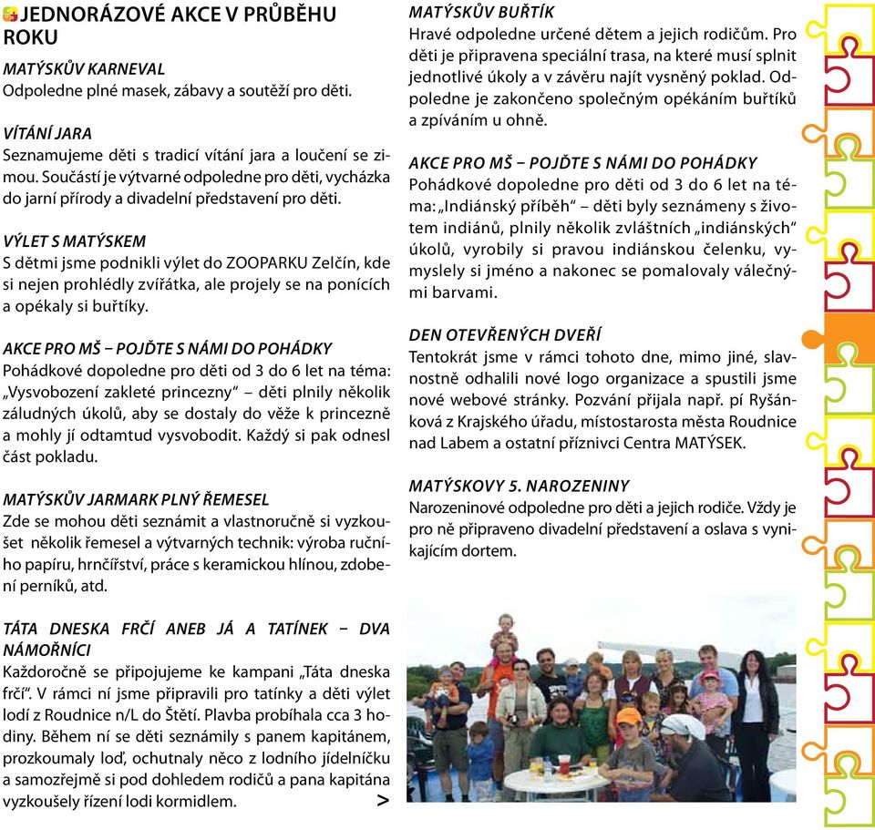 VÝLET S MATÝSKEM S dětmi jsme podnikli výlet do ZOOPARKU Zelčín, kde si nejen prohlédly zvířátka, ale projely se na ponících a opékaly si buřtíky.