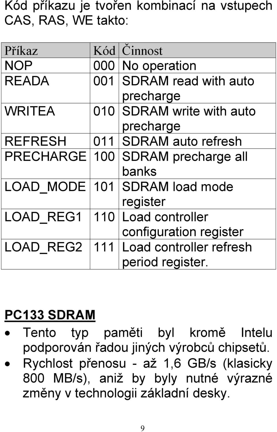 LOAD_REG1 110 Load controller configuration register LOAD_REG2 111 Load controller refresh period register.