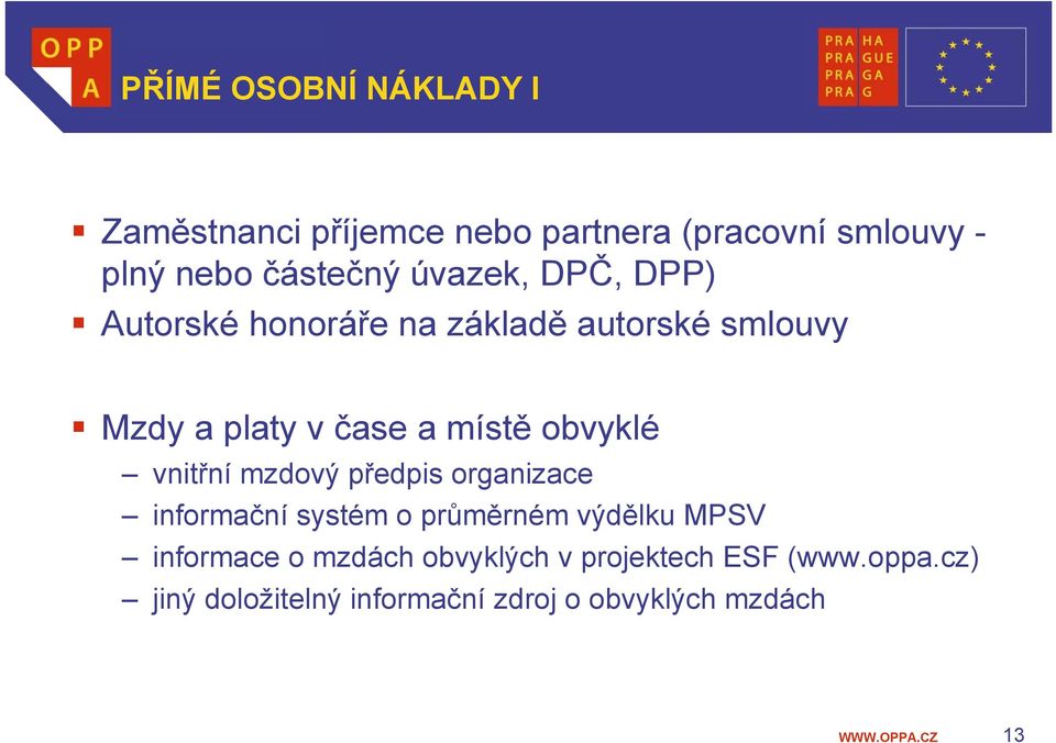 obvyklé vnitřní mzdový předpis organizace informační systém o průměrném výdělku MPSV informace o