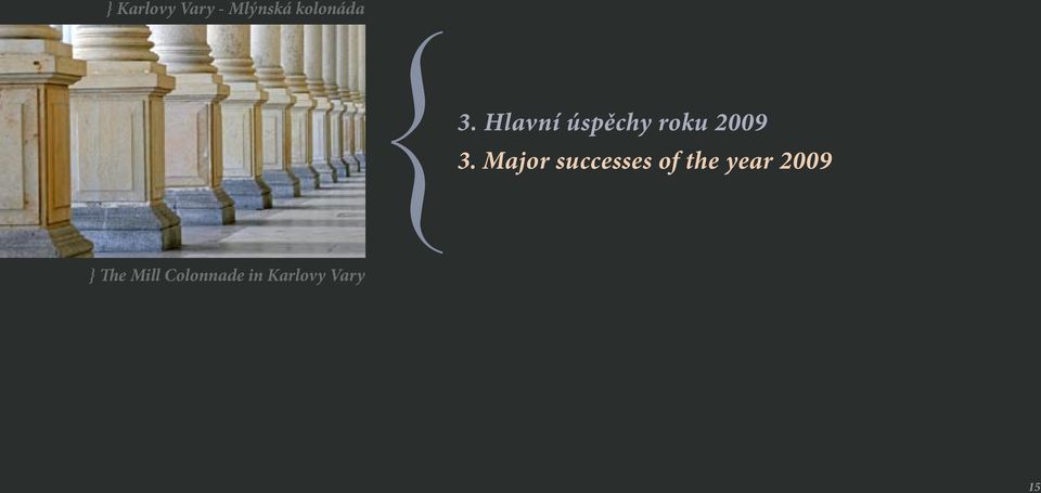 Major successes of the year 2009 }