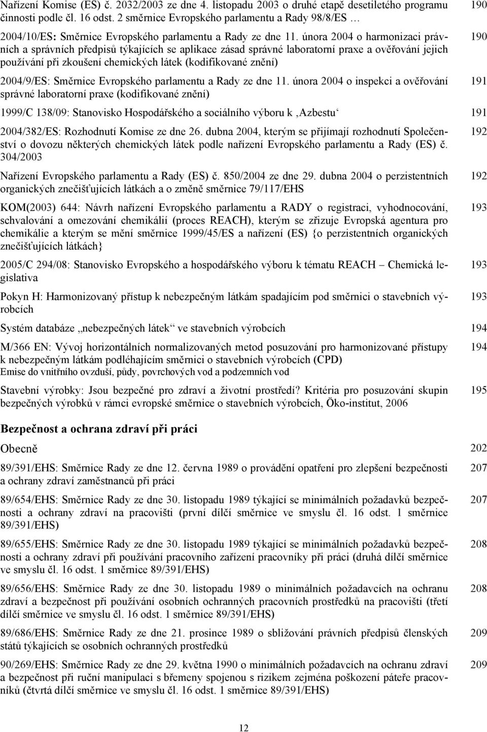 února 2004 o harmonizaci právních a správních předpisů týkajících se aplikace zásad správné laboratorní praxe a ověřování jejich používání při zkoušení chemických látek (kodifikované znění)