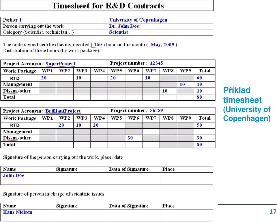 timesheet