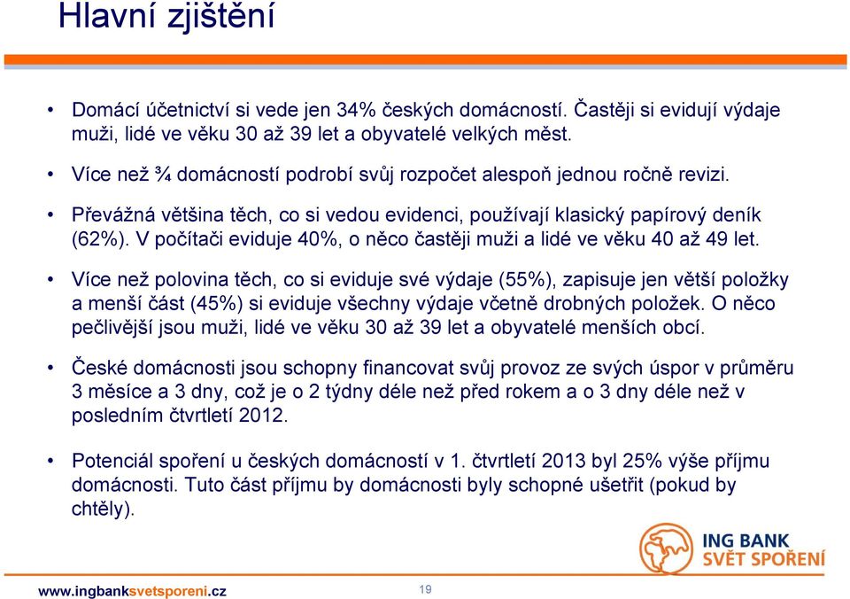 V počítači eviduje 40%, o něco častěji muži a lidé ve věku 40 až 49 let.