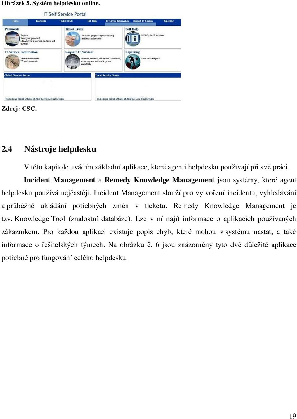 Incident Management slouží pro vytvo ení incidentu, vyhledávání a pr žné ukládání pot ebných zm n v ticketu. Remedy Knowledge Management je tzv.