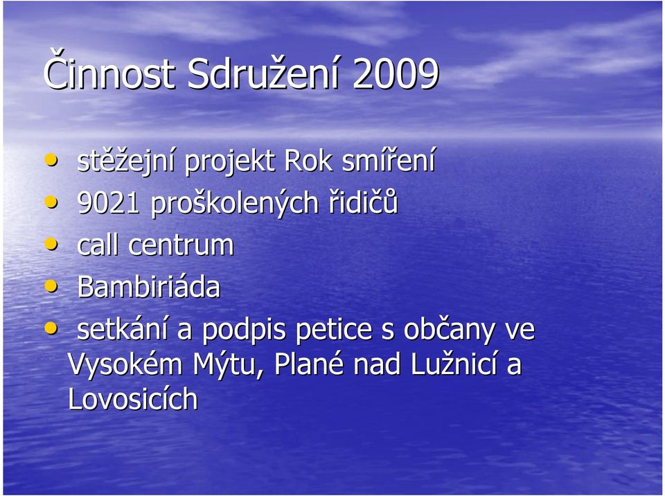 Bambiriáda setkání a podpis petice s občany ve