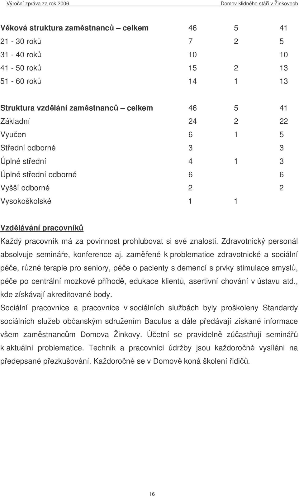 Zdravotnický personál absolvuje semináe, konference aj.