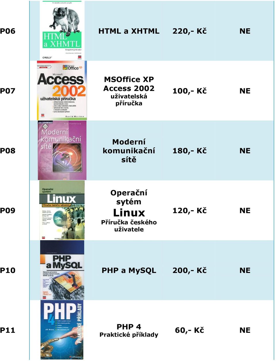 180,- Kč NE P09 Operační sytém Linux Příručka českého uživatele