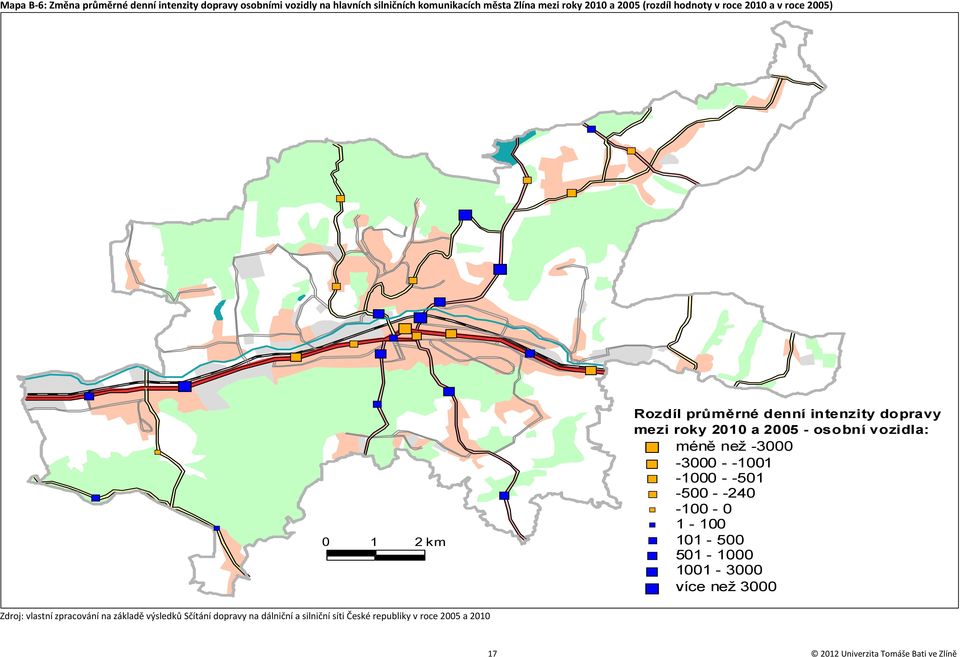 - osobní vozidla: U méně než -3000 U -3000 - -1001 U -1000 - -501 U -500 - -240 U -100-0 U 1-100 U 101-500 U 501-1000 U 1001-3000 U více než 3000 Zdroj: