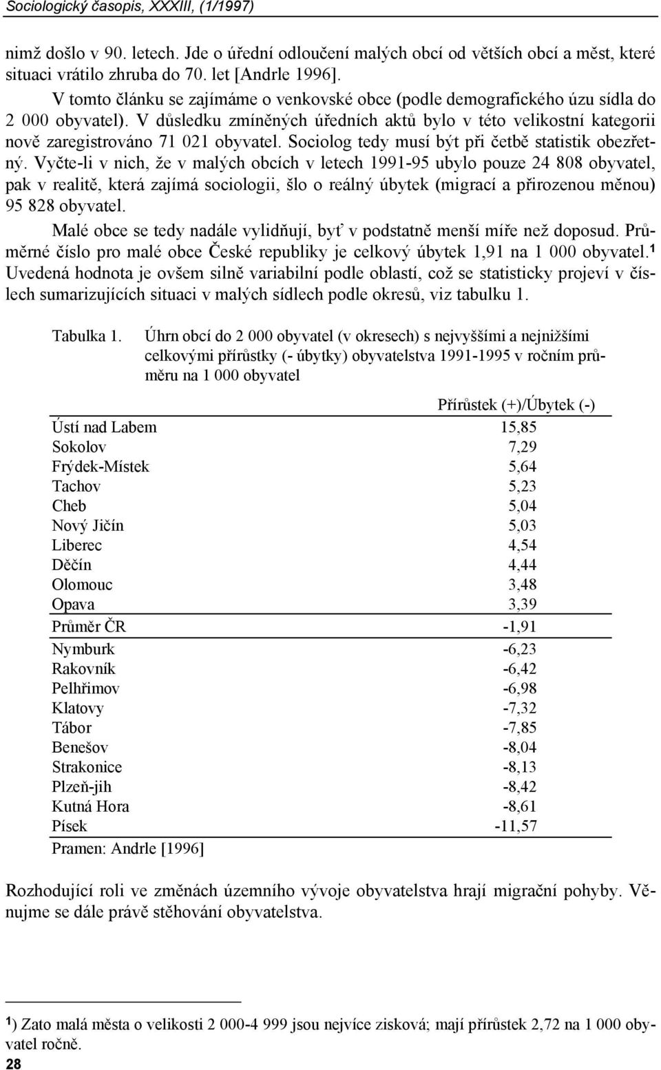 Sociolog tedy musí být při četbě statistik obezřetný.