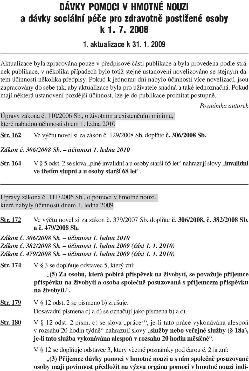 aktualizace k 31. 1.