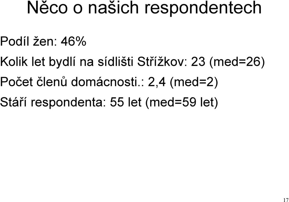 (med=26) Počet členů domácnosti.