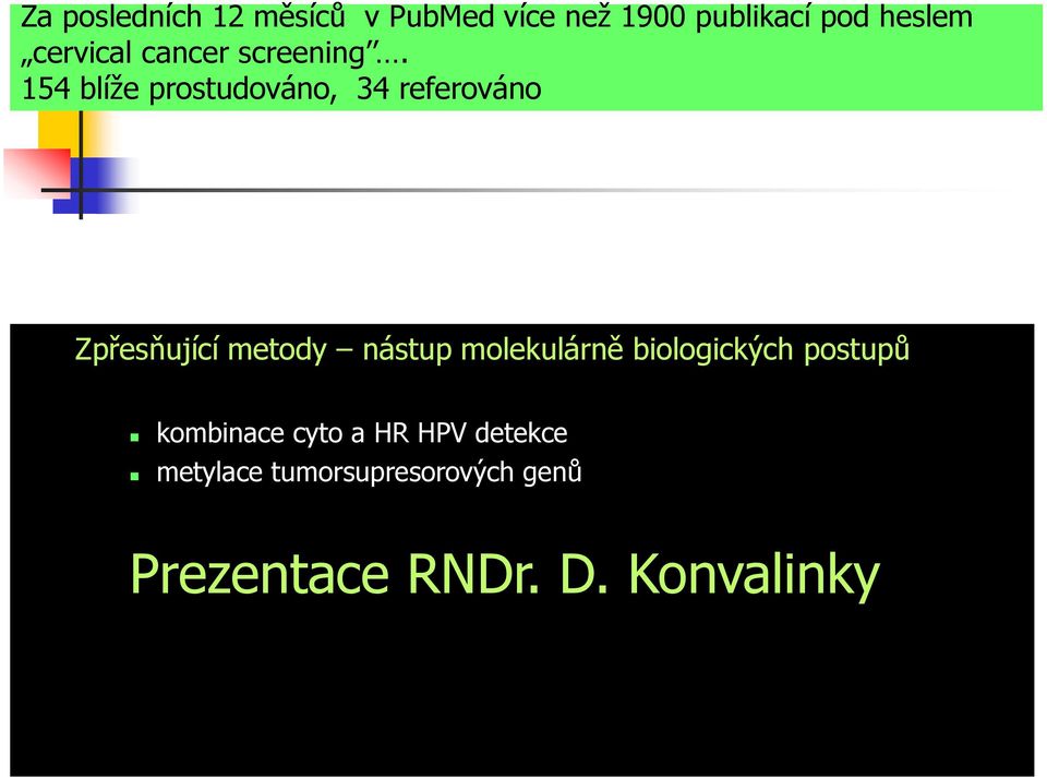 Zpřesňující metody nástup molekulárně biologických postupů