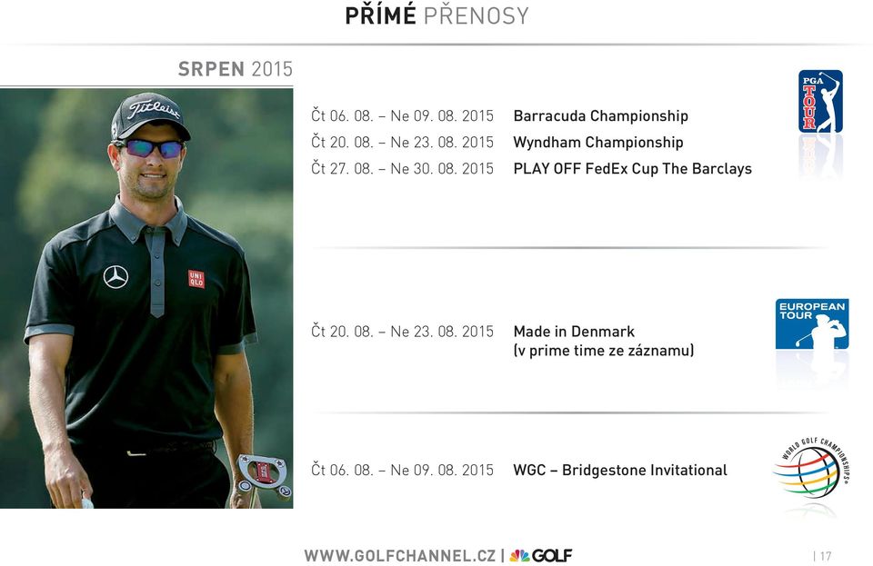 2015 Barracuda Championship Wyndham Championship PLAY OFF FedEx Cup The Barclays