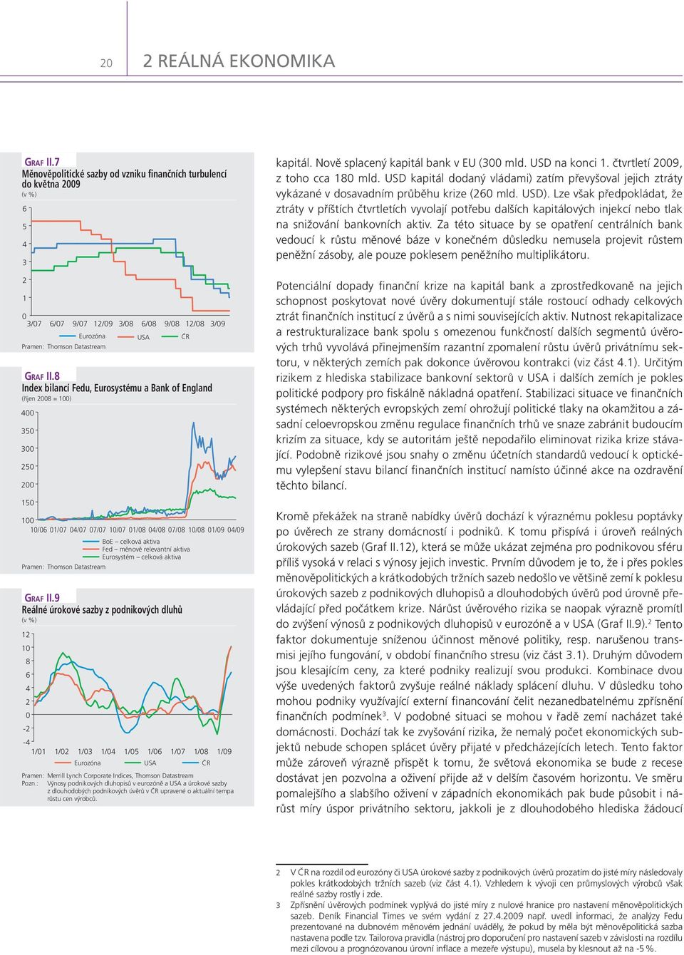 Eurosystém celková aktiva Pramen: Thomson Datastream GRAF II.