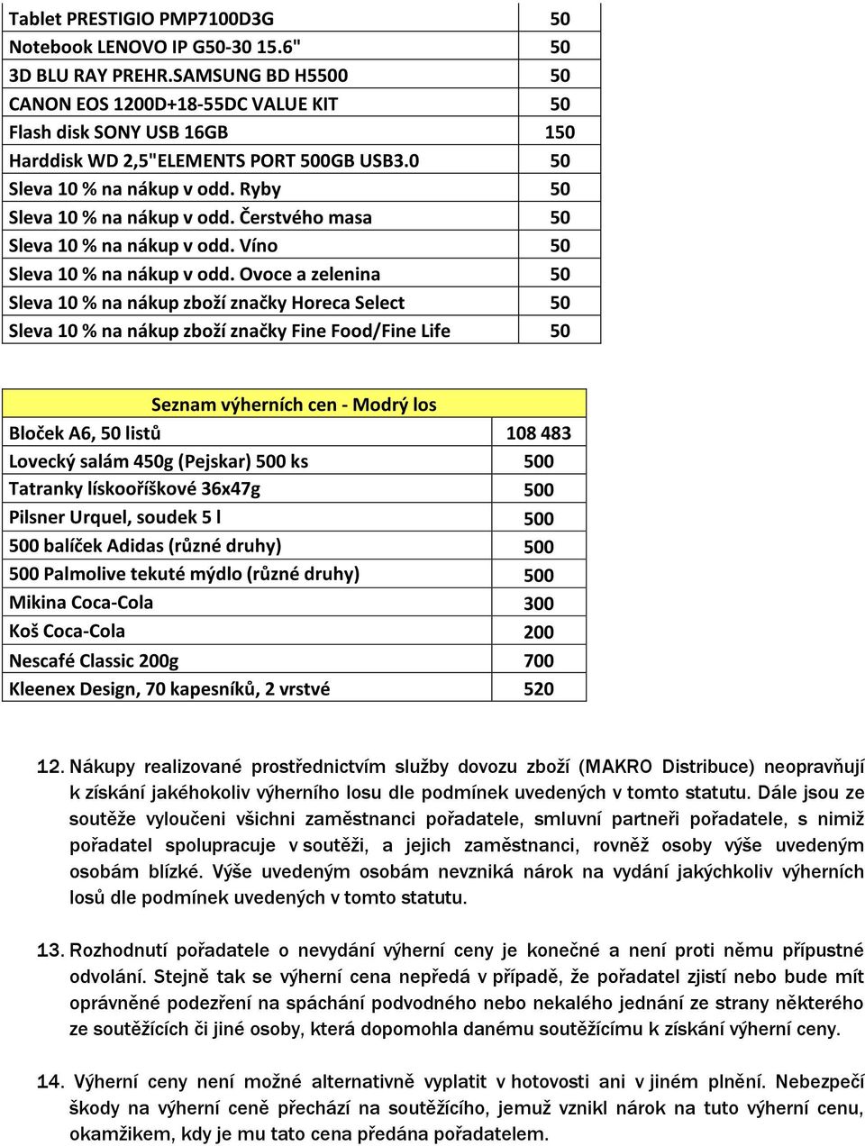 Čerstvého masa 50 Sleva 10 % na nákup v odd. Víno 50 Sleva 10 % na nákup v odd.