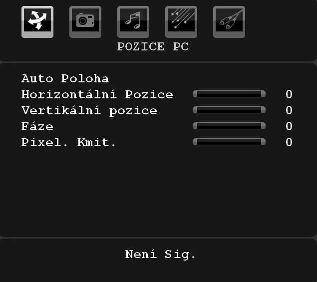 PC režim menu systém Viz Připojení LCD TV k PC pro připojení počítače k televizoru. Chcete-li přepnout zdroj na PC, stiskněte tlačítko SOURCE na dálkovém ovládání a vyberte možnost PC.