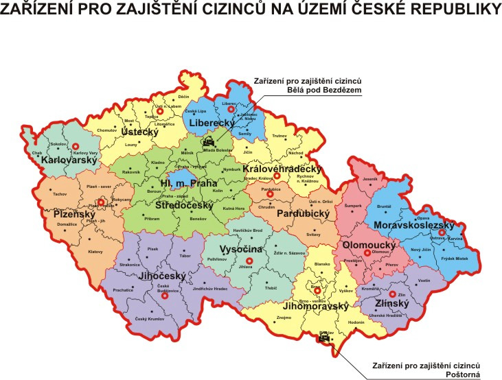 III.5.4. Zařízení pro zajištění cizinců Na základě zákona č. 428/2005 Sb.