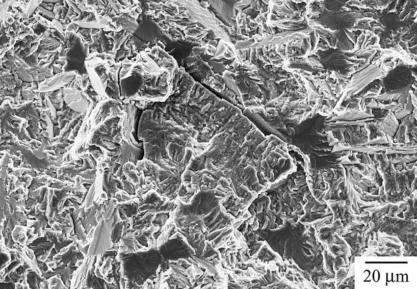 Příloha 2 α a pseudo α slitiny Obr. 9 Ti-5.5Al-4Zr-4Sn-1Nb-0.6C-0.5Mo-0.35Si, 1030 C/2h/ochlazeno v oleji + 700 C/2h/ochlazeno na vzduchu. Vysokocyklová únava při napětí 550 MPa.