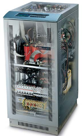 Vysoká spoľahlivosť Extrémne vysoký skratový prúd na zabezpečenie kompatibility s najzložitejšími transformátorovými aplikáciami (osvetlenie, pohony, priemyselné procesy) a oddeľovací transformátor