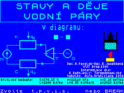 POPISY PARNÍCH DIAGRAMŮ - 6 ŘEŠENÍ SAVŮ VODNÍ PÁRY NA POČÍAČÍCH Výočtoé rutiny IAPWS - jou ané e Fortranu. Lze je řeat do ých rogramů, nejou ale ošetřené ůči omylům ři jejich yolání.