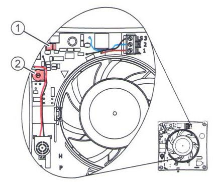 odtahový ventilátor Avio N 100 v provozu dokud nevyprší nastavený časový limit a poté se sám automaticky vypne. Tímto je zajištěna optimální výměna vzduchu.