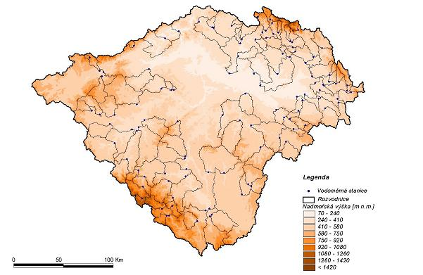 statistik a metoda čar kumulativních četností výskytu maximálních průtoků. Metody byly aplikovány na souborech vybraných povodí s relativně neovlivněným režimem odtoku v české části povodí Labe.