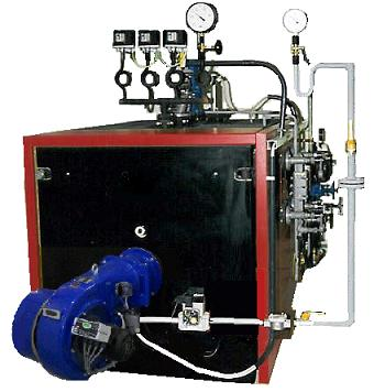 AUTOMATICKÉ PARNÍ STŘEDOTLAKÉ KOTLE THM Automatické parní středotlaké THM na plynná a kapalná paliva jsou standardně vyráběny v 8 výkonových typech.
