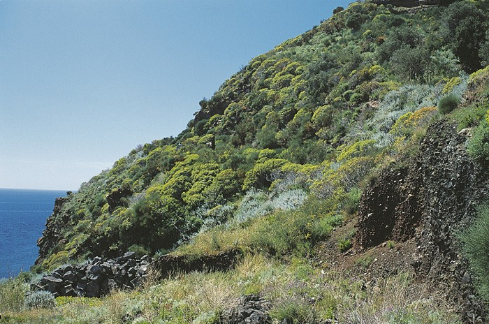 Macchie na ostrově Stromboli