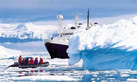 Antarktida - světadíl, kde lidé zde trvale nežijí - budování vědecko-výzkumných stanic r.