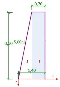 Vyžití excentricita V e e po alw 0,060 00 00 8,0 %, VYHOVUJE 0,333 Výsledek z progra GEO5 Tížná zeď V 8,0 %, VYHOVUJE Napětí v základové spáře N 33,450 d e,3 0,38 65,577 kpa Výsledek z progra GEO5