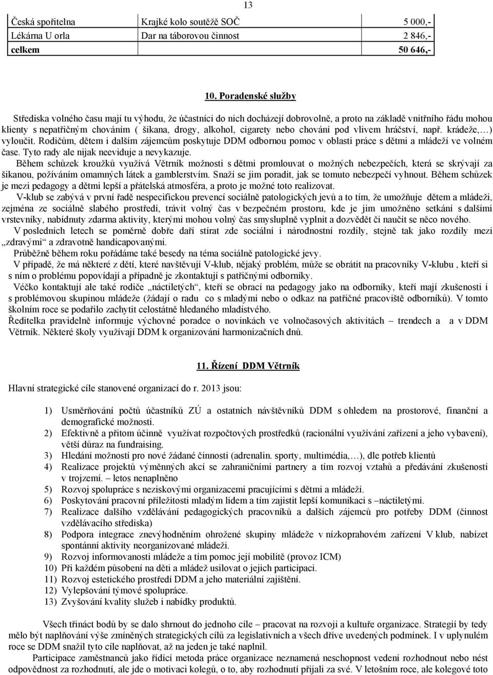 cigarety nebo chování pod vlivem hráčství, např. krádeže, ) vyloučit. Rodičům, dětem i dalším zájemcům poskytuje DDM odbornou pomoc v oblasti práce s dětmi a mládeží ve volném čase.