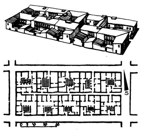Obrázek 37: Hrad kruhového půdorysu: (550 350 př. Kr.) 122 Biskupice u Hnězdna, Polsko (obr. 34.) opevněné sídlo lužické kultury pocházející z raně železné doby.