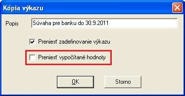 Výkazy - Súvaha, Výkaz ziskov a strát platné od 1.1.2011 (Vizuálny účtovný systém) Od verzie 6.60.