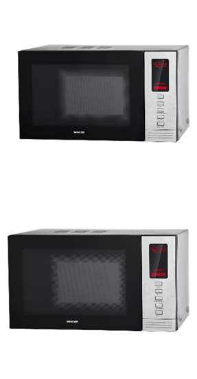 SKS 502X Dotykové ovládácí senzory Funkce nulování hmotnosti nádoby 4 senzory pro vyšší přesnost vážení 6) Microwave Oven SMW 6520DSG Vnitřní prostor v nerezovém provedení Digitální ovládání