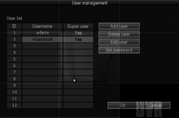 9.3.8. Setup System setup Senzor setup Senzor setup externí připojení senzorů k této verzi DVR není možné. U všech vstupů ponechejte Work mode (pracovní režim) na volbě Disable (vypnuto). 9.4.