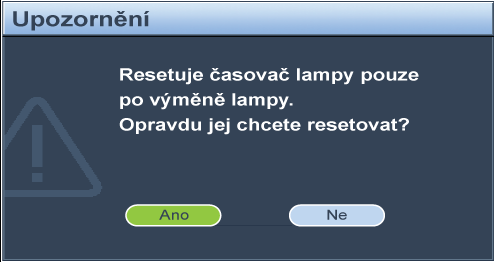 7. Dotáhněte šrouby, které drží lampu. Uvolněný šroub se může stát příčinou nekvalitního spojení, které může způsobit poruchu projektoru. Šrouby nadměrně nedotahujte. 8.