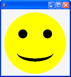 import java.awt.color; import java.awt.graphics; import javax.swing.jpanel; Poznámky public class DrawSmiley extends JPanel { public void paintcomponent( Graphics g ) { super.
