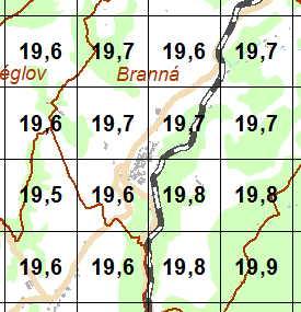 II. Charakteristika současného stavu životního prostředí v dotčeném území 1. Ovzduší a klima Klimatické faktory Řešené území převážně přísluší do mírně chladné klimatické oblasti CH 7.