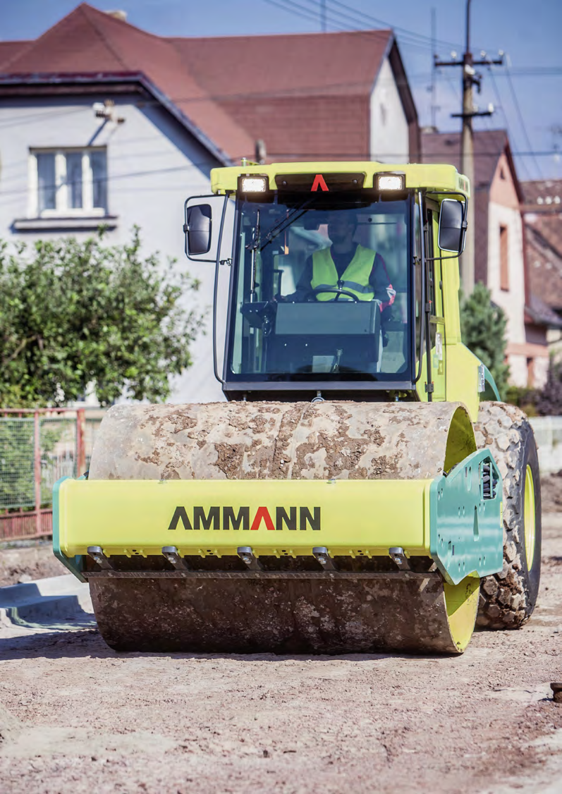 Zeminové válce Ammann zajišťují nejlepší