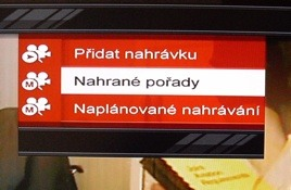 Krok 1: Vstup do MENU Q1 ANO Pro vstup do menu bude sloužit tlačítko na ovladači Q2 ANO Popisek tlačítka odpovída (MENU) Q3 ANO Zobrazení menu Krok 2: Vstup do menu PŘEHRÁVÁNÍ Q1 ANO Pro vstup do