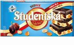 milka oreo, triolade, toffee wholenut, alpine milk, choco & biscuit bal.: 12 x 300 g milka crispello bar choco, vanille bal.: 20 x 30 g 9, 44 10,86 s DPH milka tuc, lu bal.