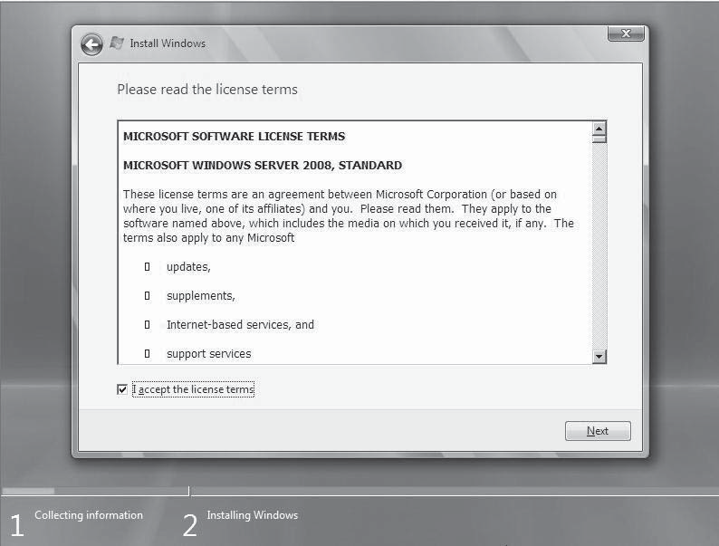 SPRÁVA WINDOWS SERVERU 2008 21 minimalizovaná a ovládaná z p íkazového ádku. Nejsme-li si jisti, vybíráme vždy první možnost, což je klasický plnohodnotný server.