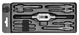 MINI-2L Souprava závitořezných nástrojů Tap & die set Gewindeschneidwerkzeug-Satz Набор для нарезания резьб NO CS M Norma / Standard / Norm / Норма kg axbxc code ČSN 22 3010 M 3L; 4L; 5L; 6L; 7L; 8L;